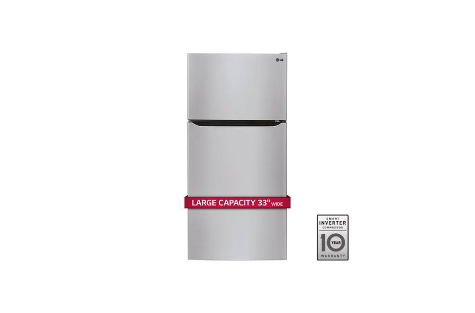 LG 24 cu. ft. Top Mount Refrigerator (Stainless Steel)