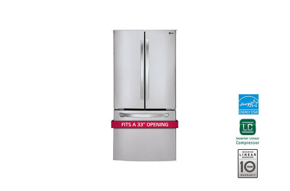 LG 24 cu. ft. French Door Refrigerator (Stainless Steel)