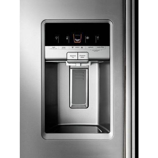 Maytag 36- Inch Wide Counter Depth Side-by-Side Refrigerator- 21 Cu. Ft. (PrintShield Stainless)