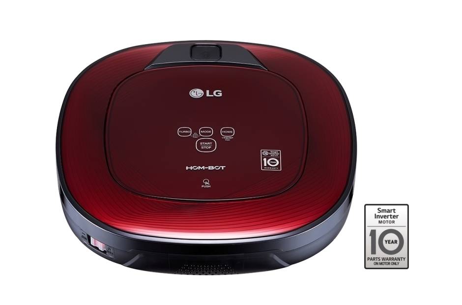 LG HOM-BOT™ Turbo+ Robotic Smart wi-fi Enabled Vacuum (Ruby Red)