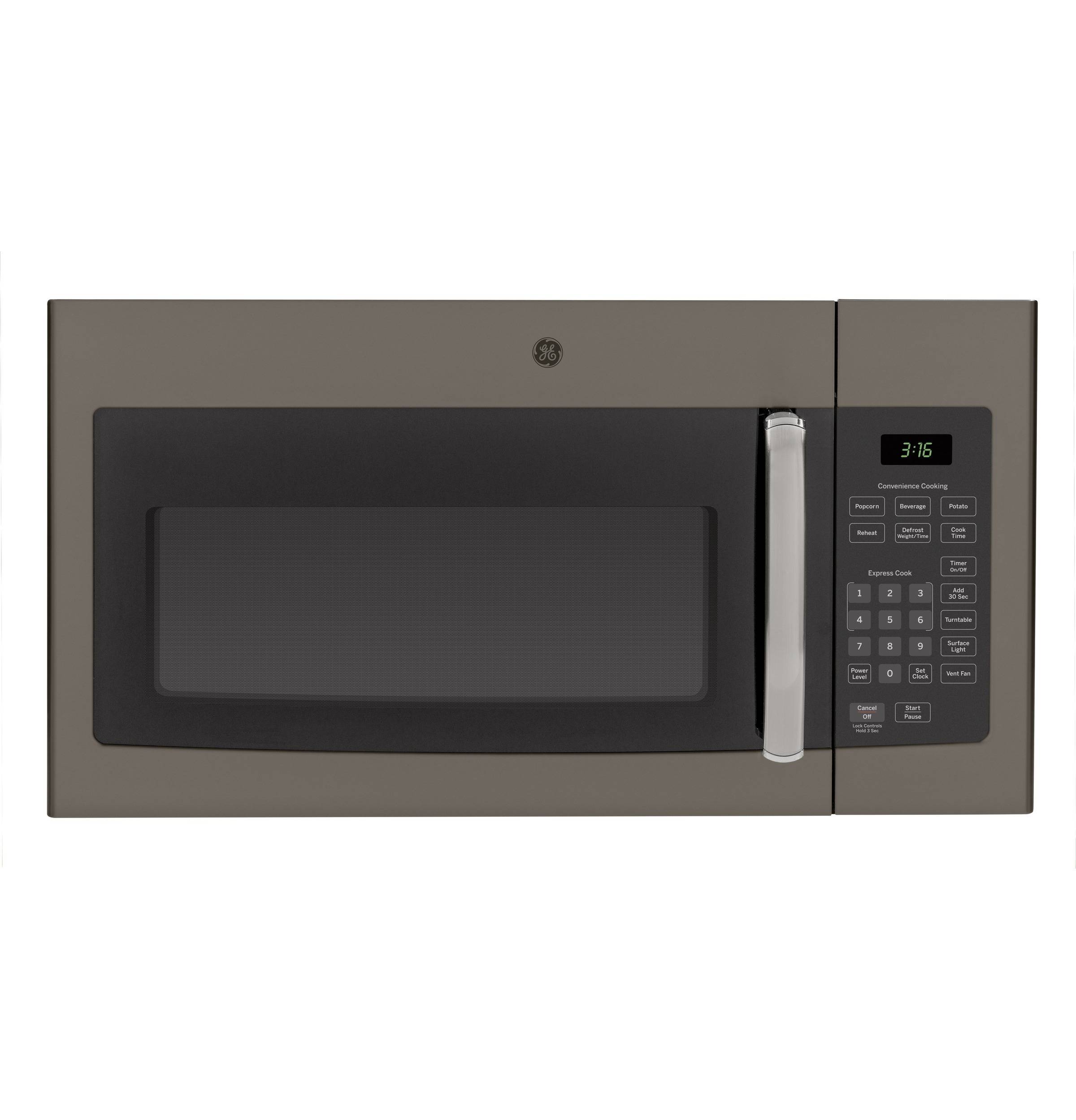 GE® 1.6 Cu. Ft. Over-the-Range Microwave Oven (Slate)