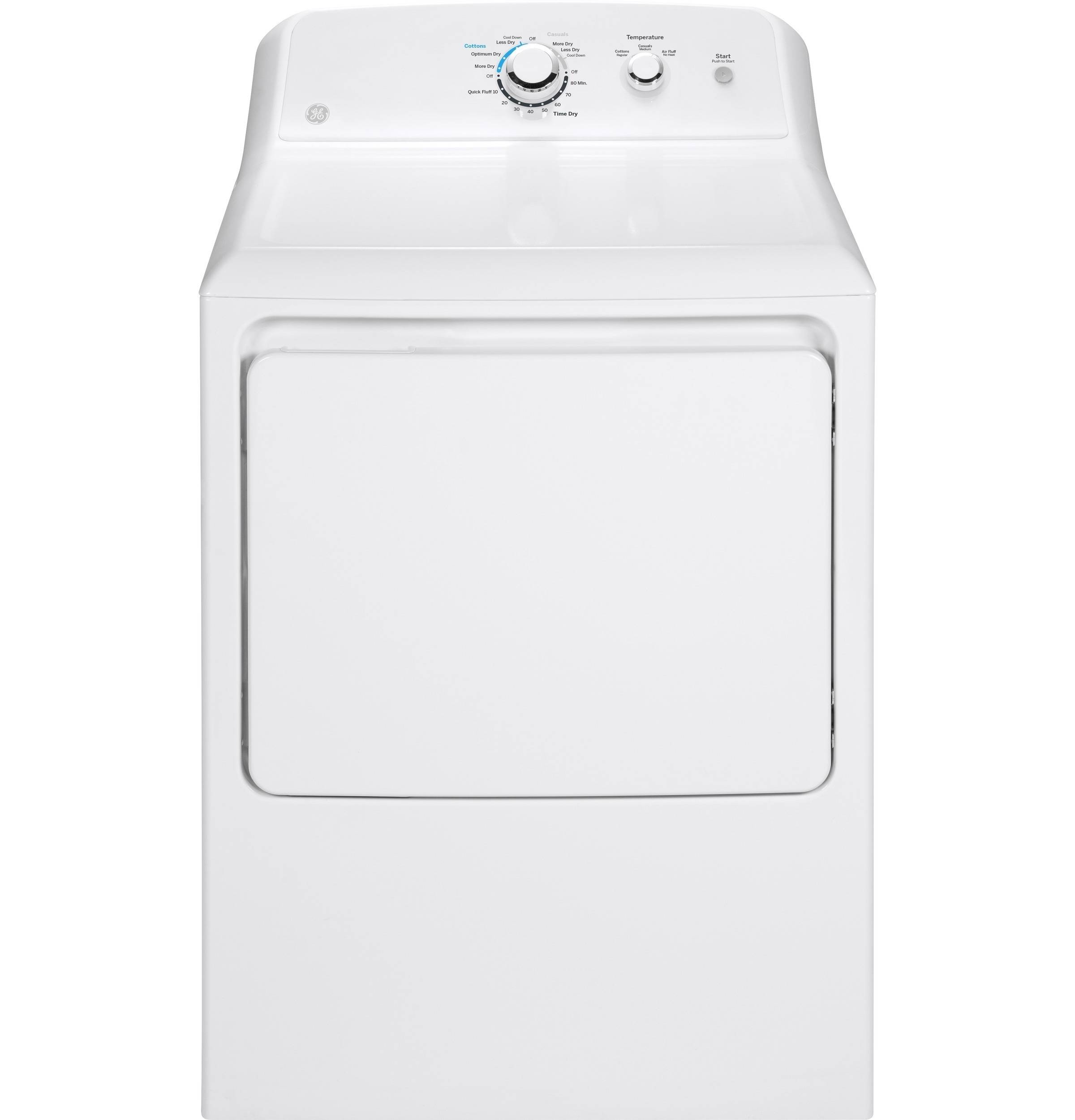 GE 6.2 Cubic-Feet Aluminized Alloy Drum Electric Dryer (White)