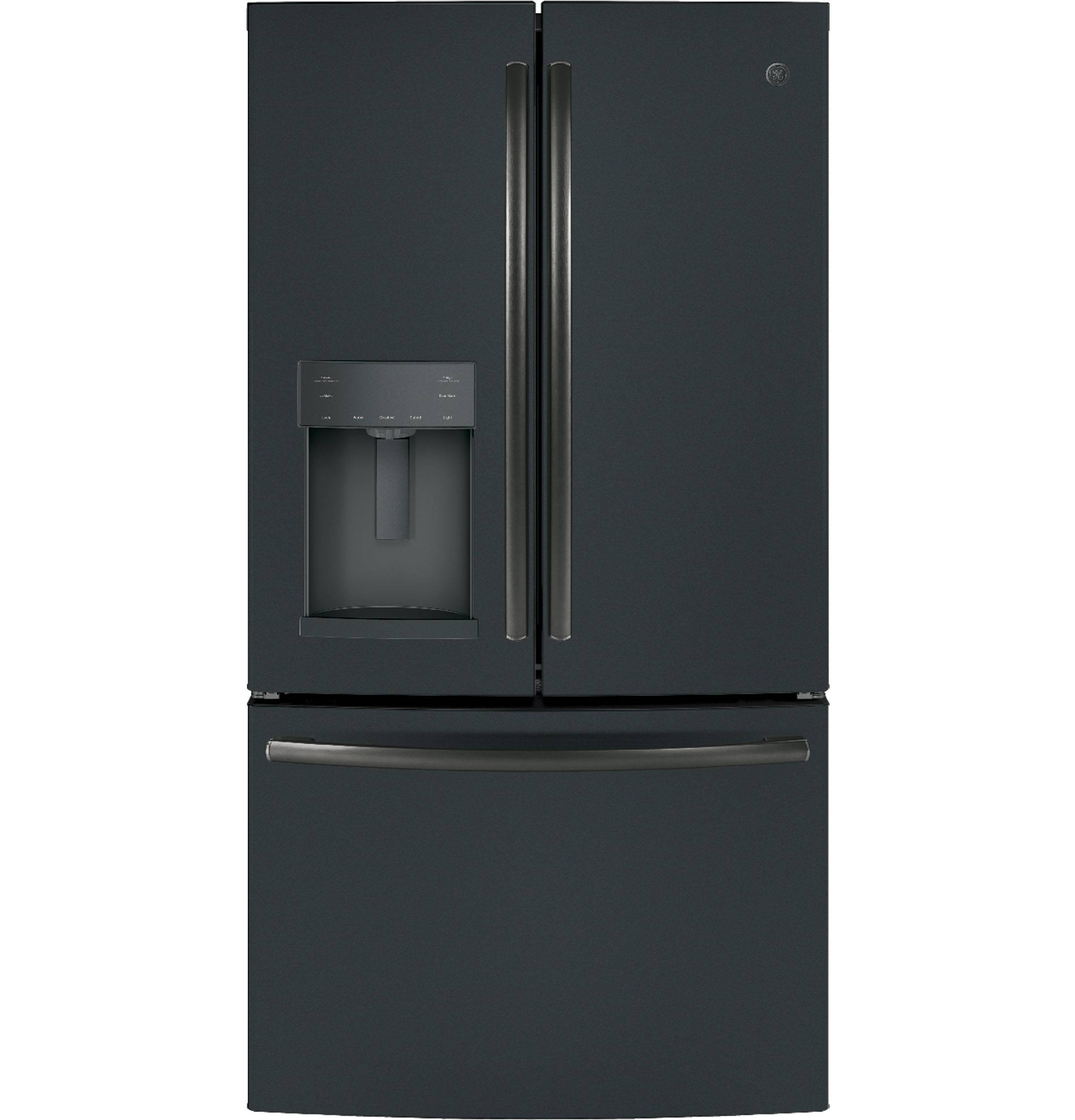 GE® ENERGY STAR® 27.8 Cu. Ft. French-Door Refrigerator (Black Slate)
