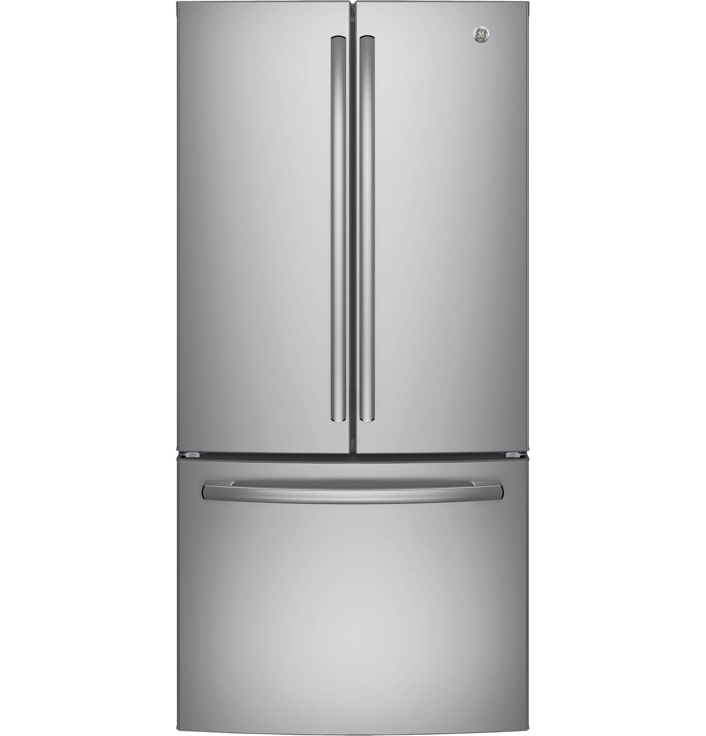 GE® ENERGY STAR® 18.6 Cu. Ft. Counter-Depth French-Door Refrigerator (Stainless Steel)