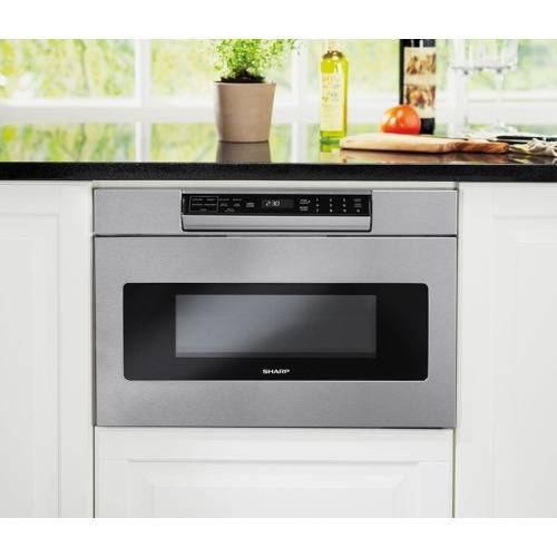 30 IN. 1.2 CU. FT. 950W SHARP STAINLESS STEEL MICROWAVE DRAWER OVEN