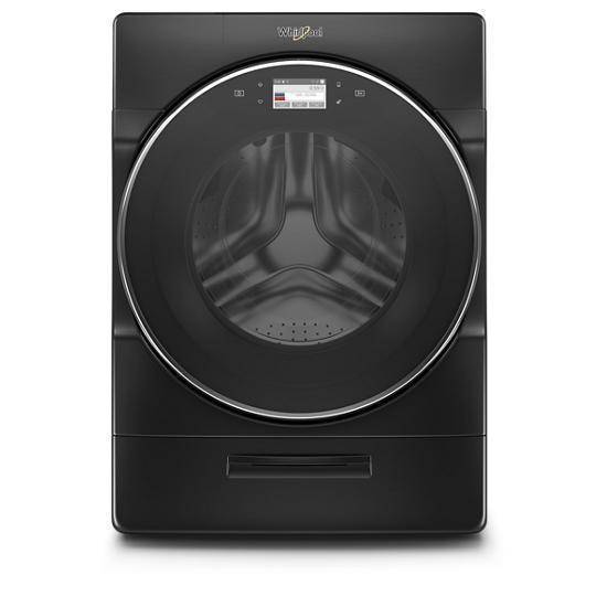Whirlpool 5.0 cu. ft. Smart Front Load Washer with Load & Go™ XL Plus Dispenser (Black Shadow)