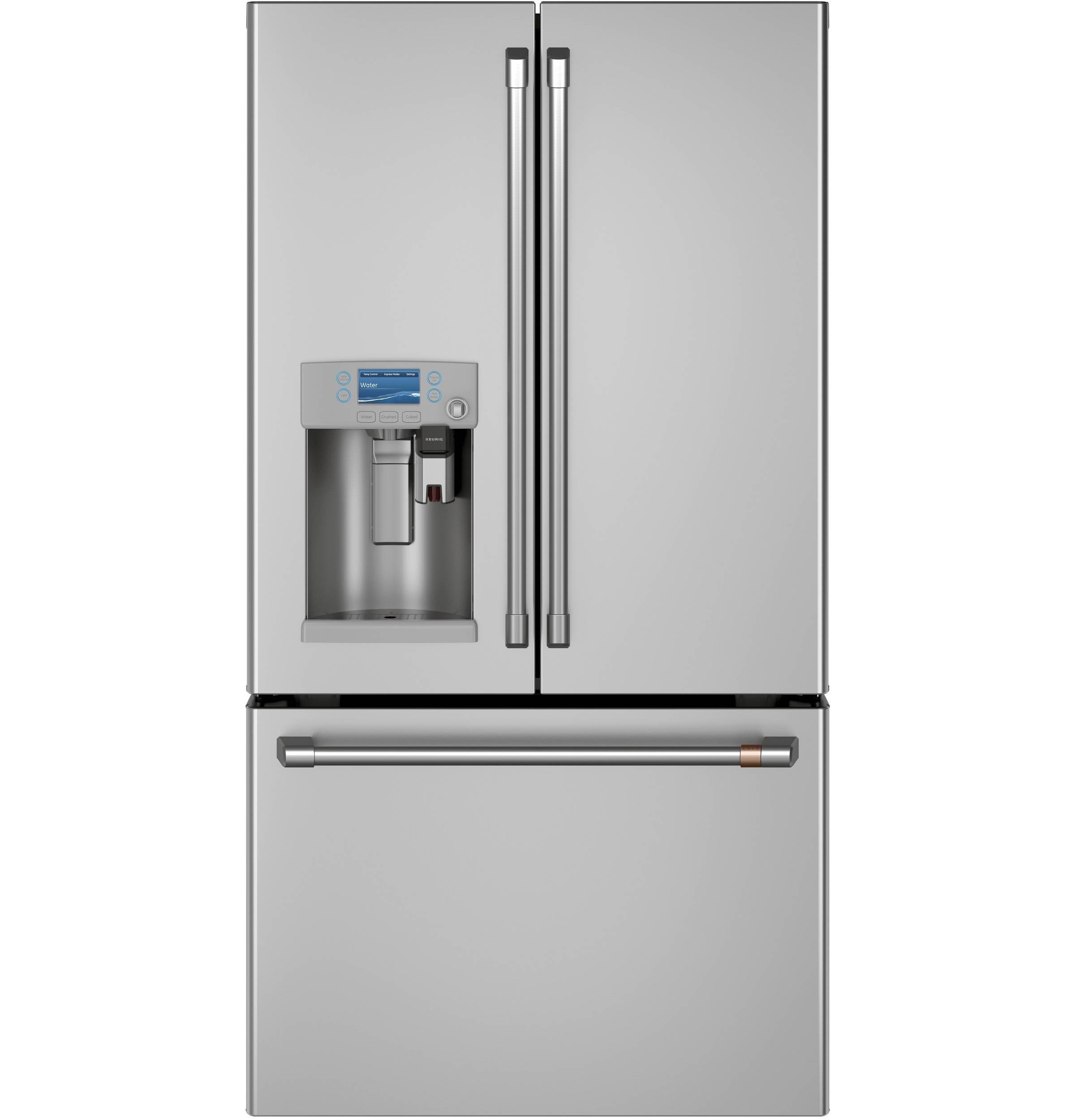 Cafe Café™ ENERGY STAR® 27.8 Cu. Ft. French-Door Refrigerator with Keurig® K-Cup® Brewing System (Stainless Steel)
