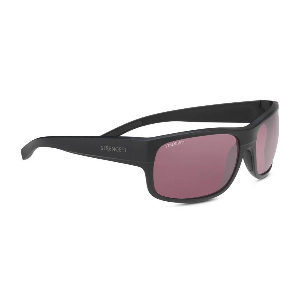 Serengeti Bergamo 62mm Polarized Sunglasses (Matte Black)