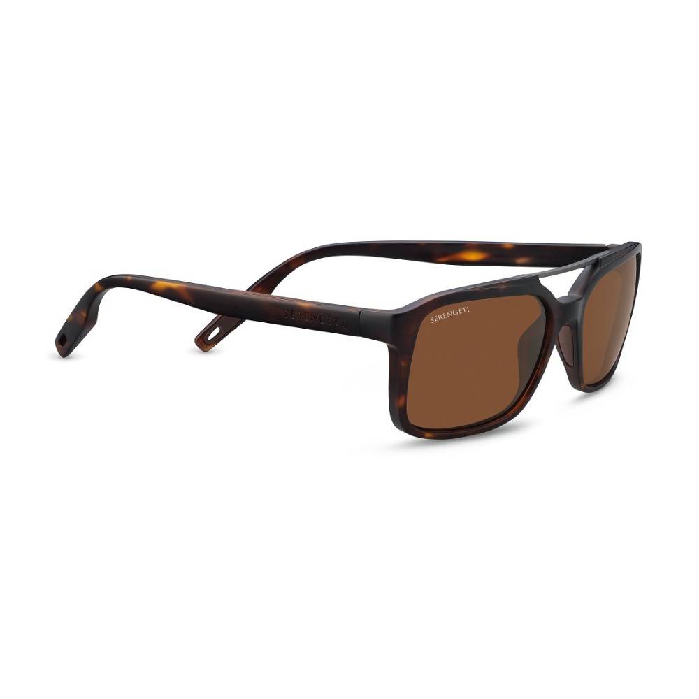 Serengeti Renzo 56mm Polarized Drivers Sunglasses (Matte Tortoise)