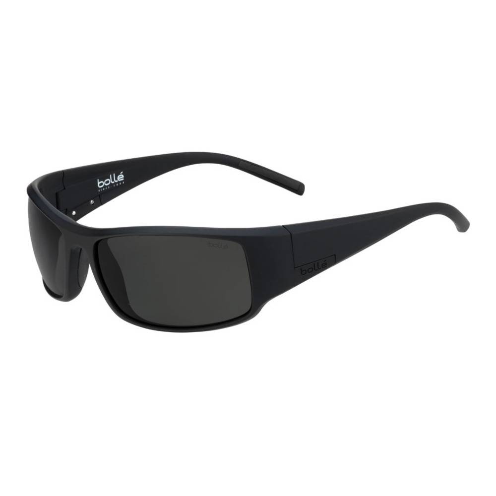 Bolle Outdoor Sunglasses,  Matte Black Frame, Hd Polarized Tns Lens AC