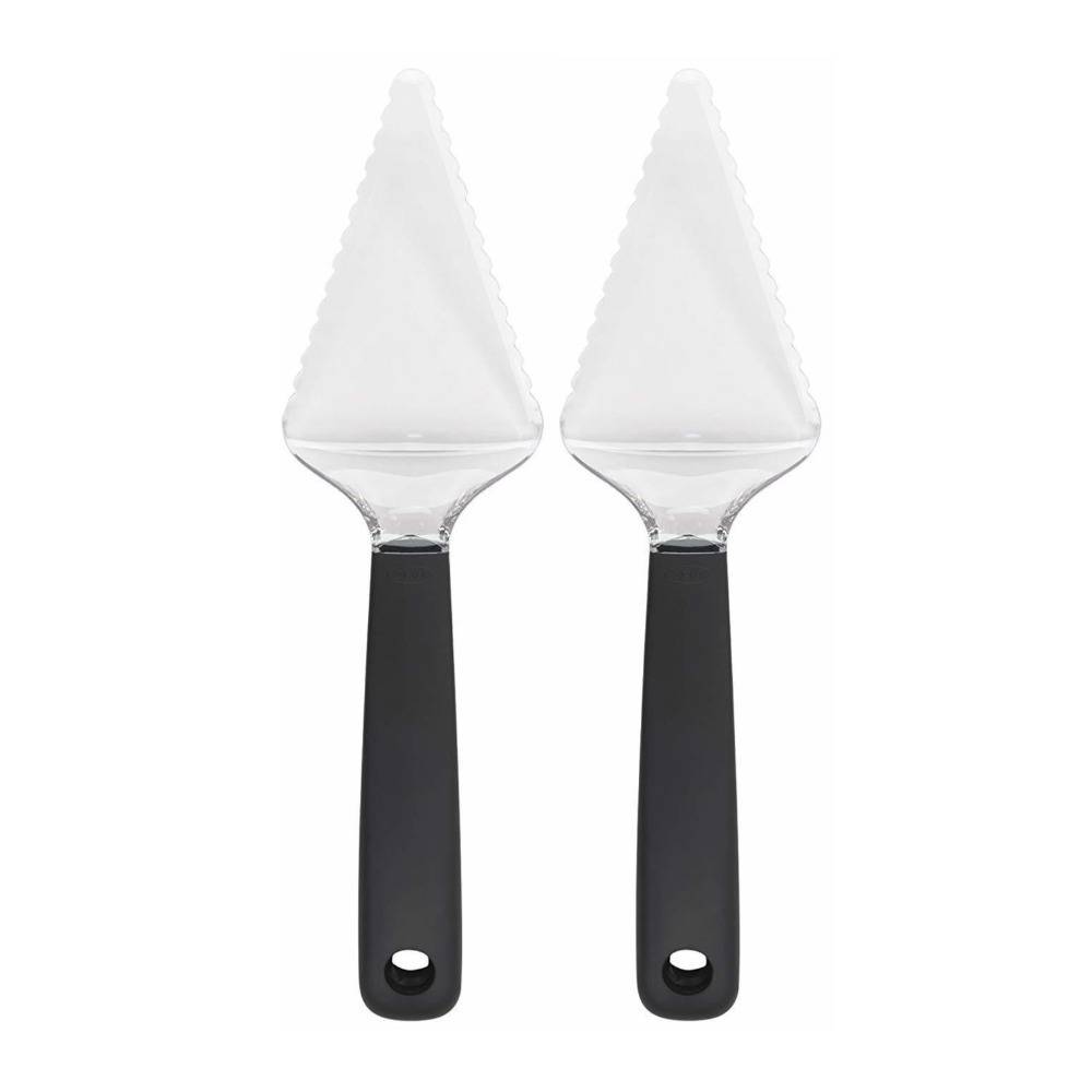 OXO Good Grips Pie and Cake Server (Clear/Black, 2-Pack)