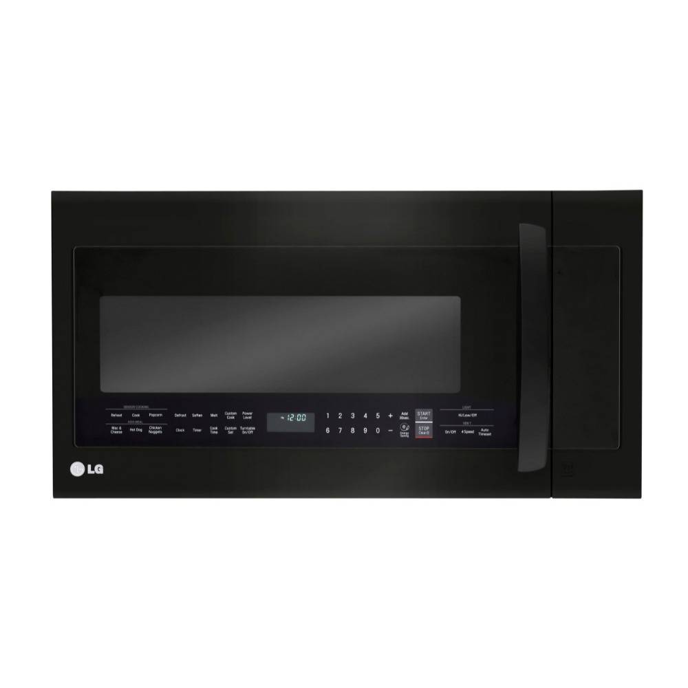 LG 2.0 cu. ft. Over-the-Range Microwave Oven with EasyClean (Matte Black Stainless Steel)