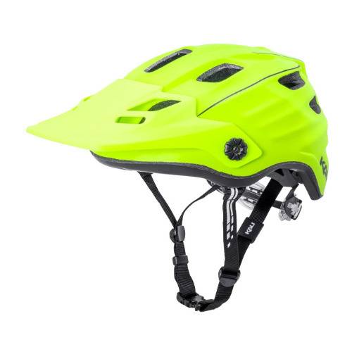 Kali Protectives Bike Helmet Maya 2.0 Revolt (L/XL, Matte Fluorescent Yellow/Black)