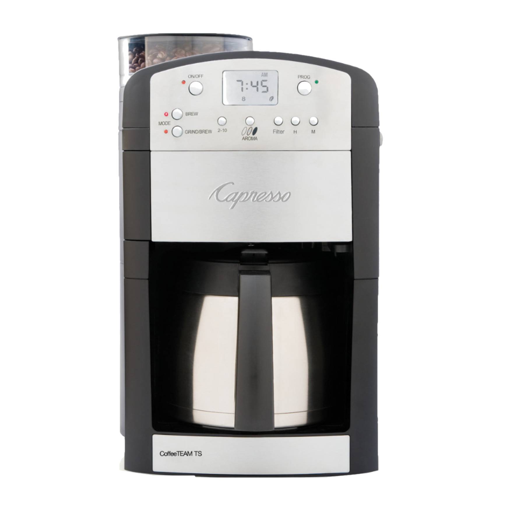 Capresso 465.05 CoffeeTEAM TS Coffee Maker (Black/Stainless Steel)