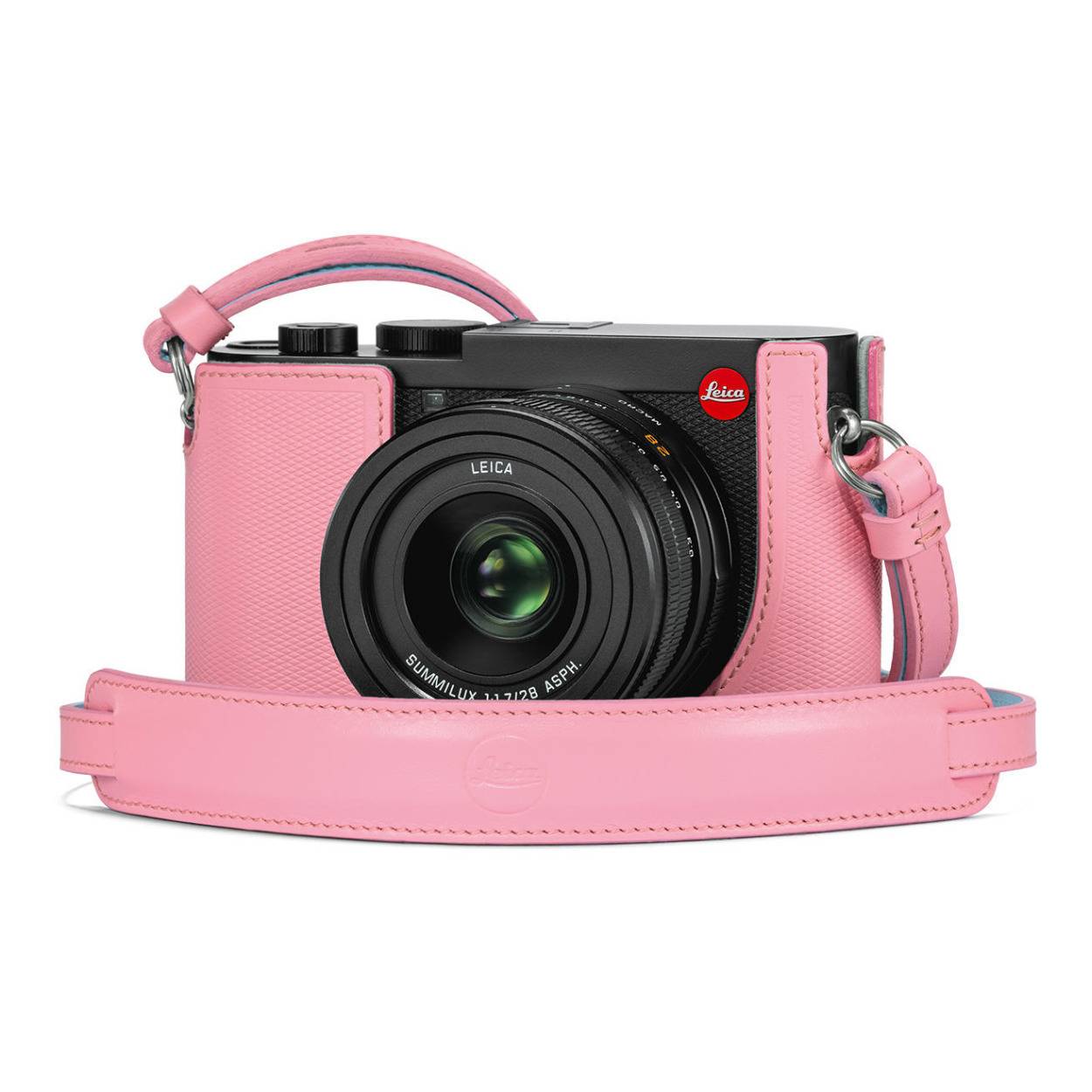 Leica Leather Q2 Carrying Strap (Pink)