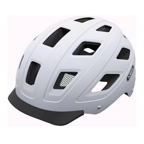 Abus Hyban Biking Helmet (Large, Polar White Matte)
