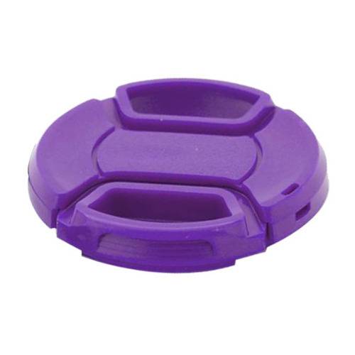Vivitar 58mm UV Lens Filter and Snap On Cap (Purple)