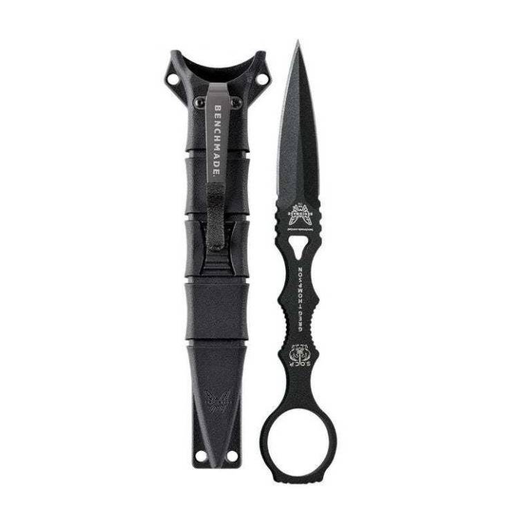 Benchmade SOCP Dagger Fixed Blade Knife (Black)