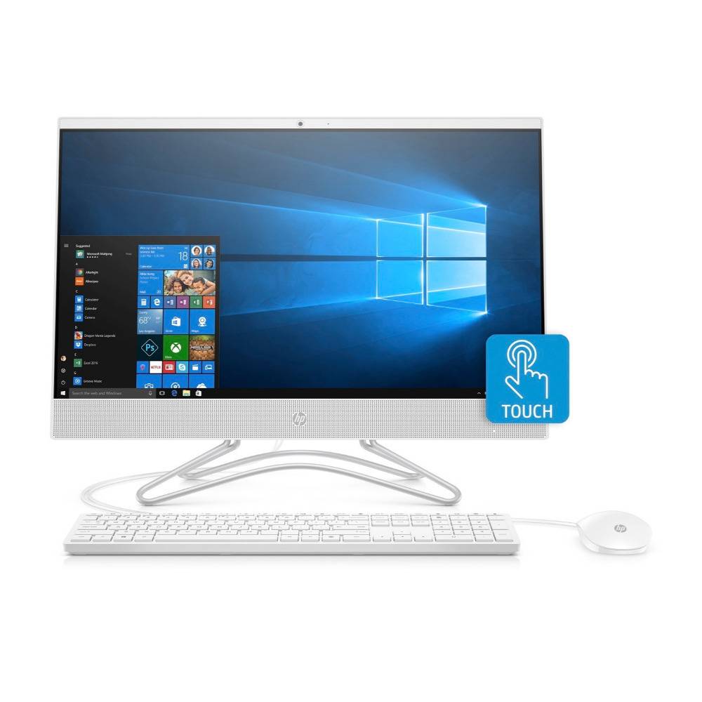 HP 24-F00 23.8-inch Full HD Touchscreen All in One PC with Intel Quad Core Processor 8GB 1TB HDD Win 10 Home