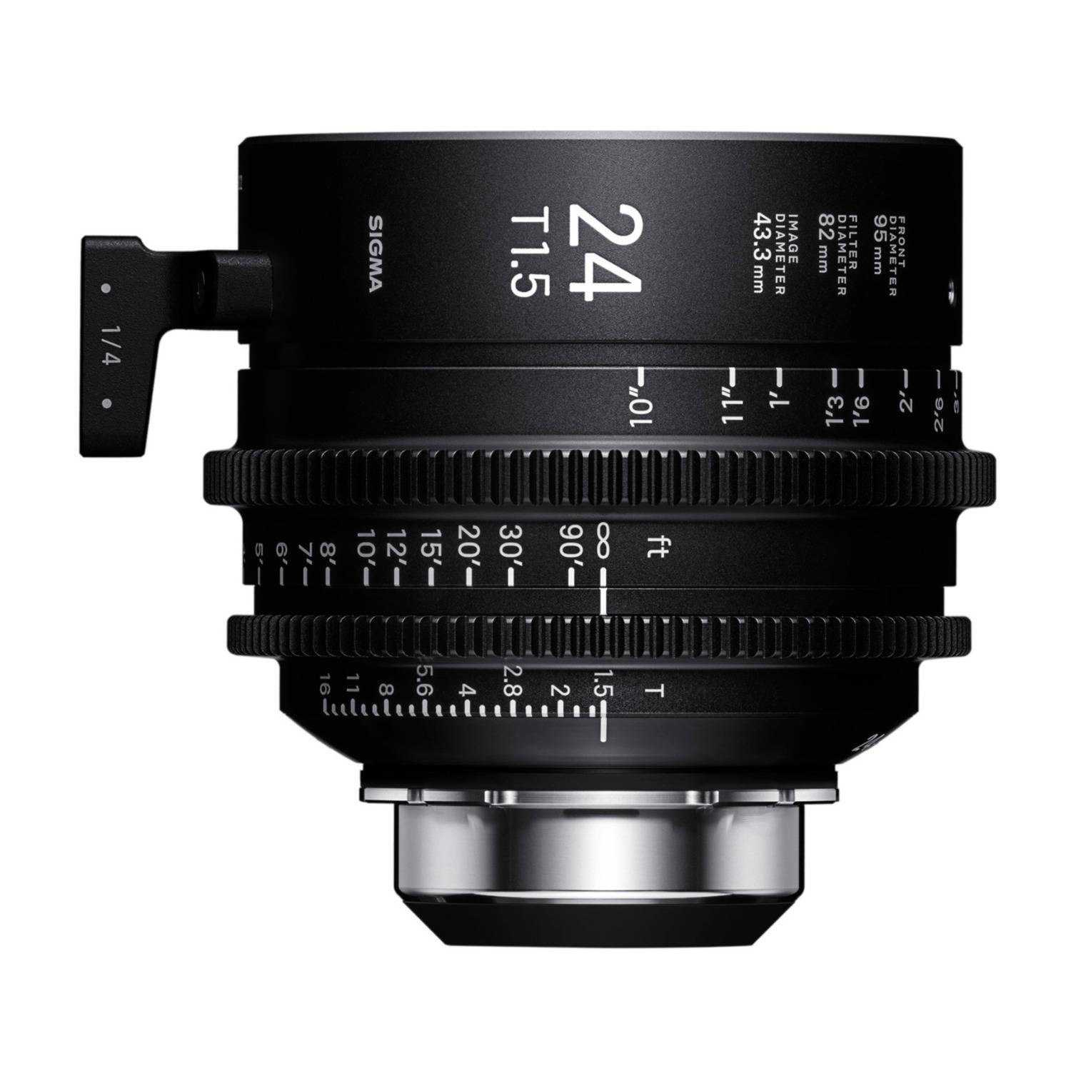 Sigma 24mm T1.5 FF High Speed Prime /i Technology-Compatible PL Mount Lens (Feet Markings)