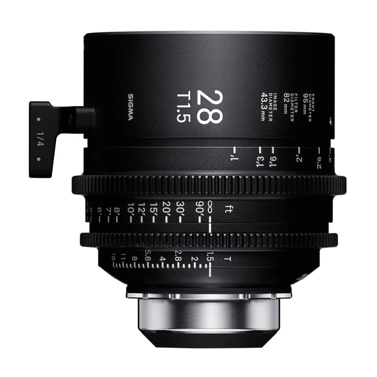 Sigma 28mm T1.5 FF High Speed Prime /i Technology-Compatible PL Mount Lens (Feet Markings)