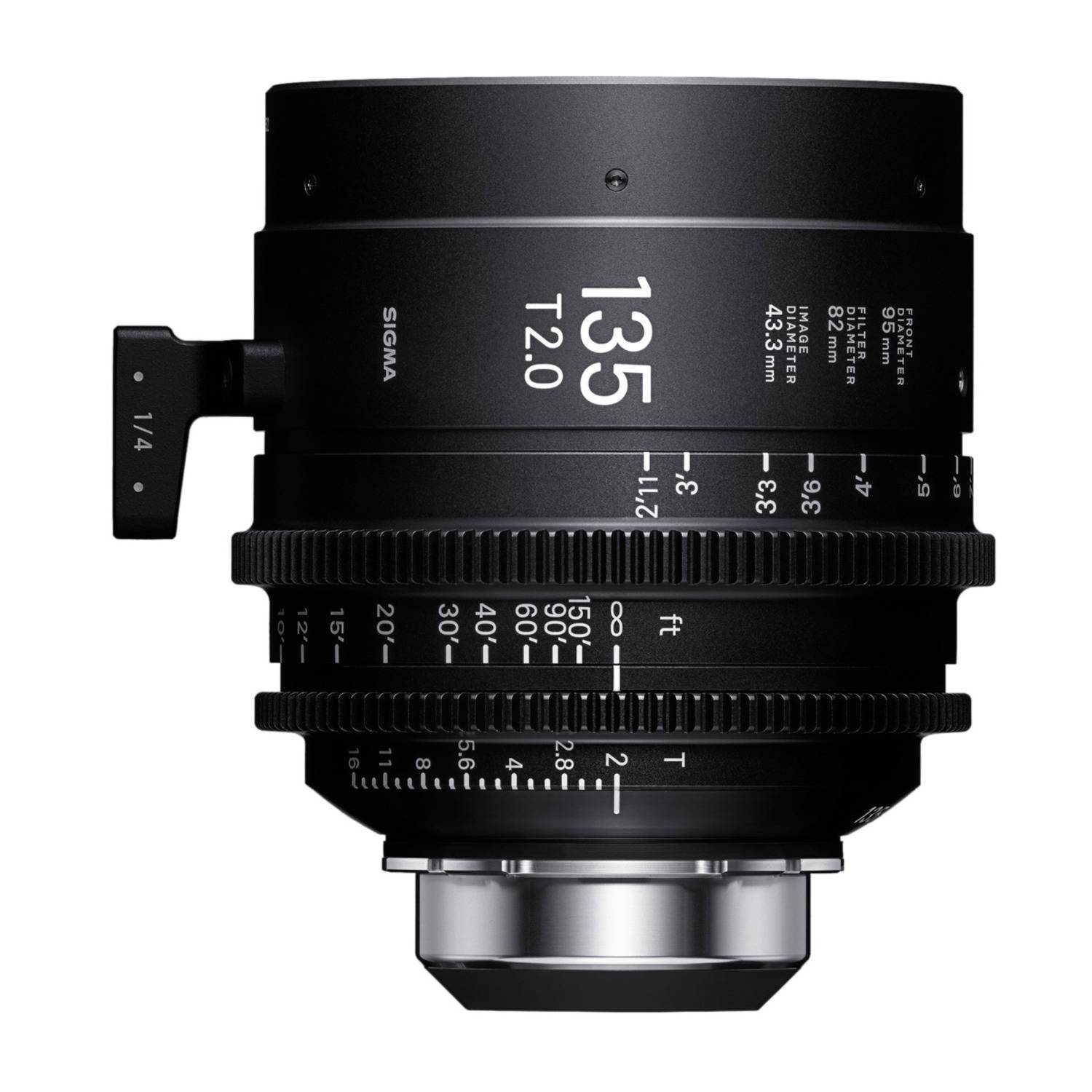 Sigma 135mm T1.5 FF High Speed Prime /i Technology-Compatible PL Mount Lens (Feet Markings)