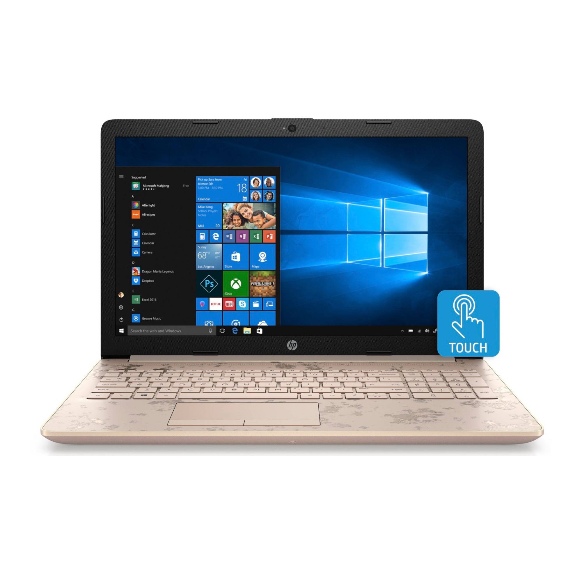 HP 15-DA1500 15.6-Inch WLED Touchscreen Intel i5-8250U 8GB 16GB Intel Optane 1TB HDD Laptop