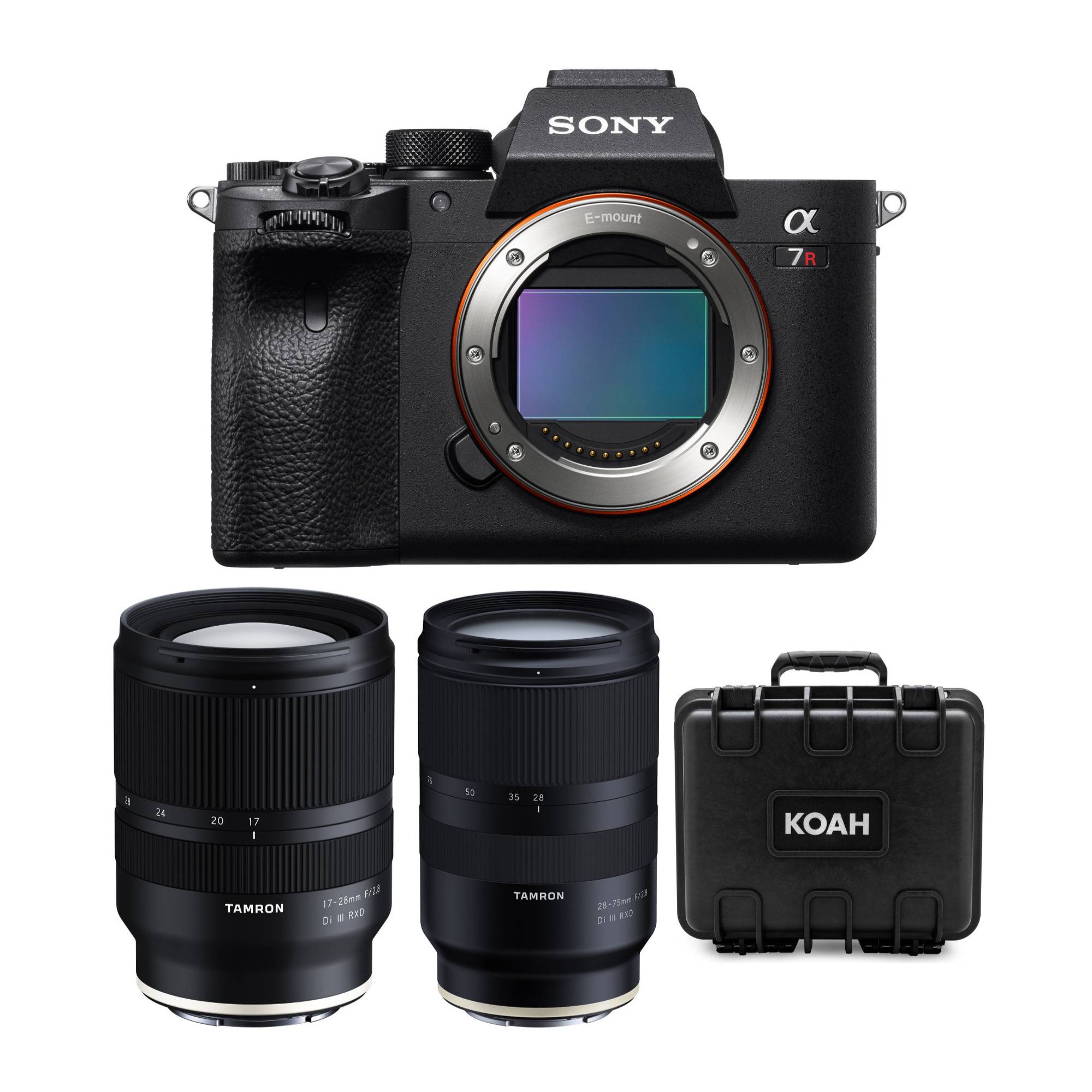 Sony a7R IV A 61MP Full-Frame Mirrorless Camera with Tamron 17-28mm and 28-75mm Lens Bundle