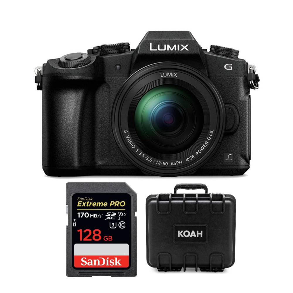 Panasonic LUMIX G85 4K Mirrorless Camera with G Vario 12-60mm Lens and Accessory Bundle