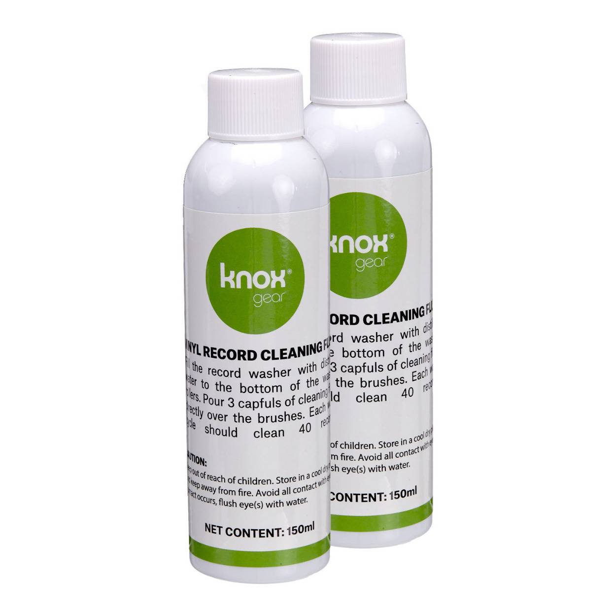 Knox Gear Cleaning Fluid for Vinyl Record Cleaner (2-pack)