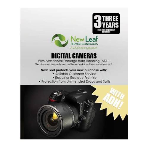 New Leaf 3-Year Digital Cameras Service Plan with ADH for Products Retailing Under $1,000