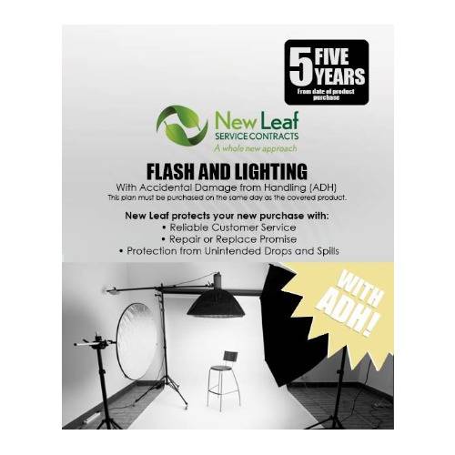 New Leaf 5-Year Flash and Lighting Service Plan with ADH for Products Retailing Under $5,000