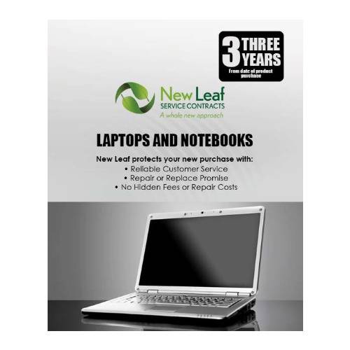 New Leaf 3-Year Laptops/Notebooks Service Plan for Products Retailing Under $4000
