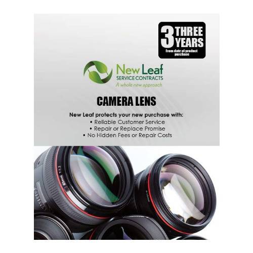 New Leaf 3-Year Camera Lens Service Plan for Products Retailing Under $10,000
