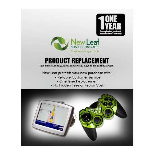 New Leaf 1-Year Product Replacement Service Plan for Products Retailing Under $250