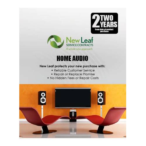 New Leaf 2-Year Audio Equipment Service Plan for Products Retailing Under $2000