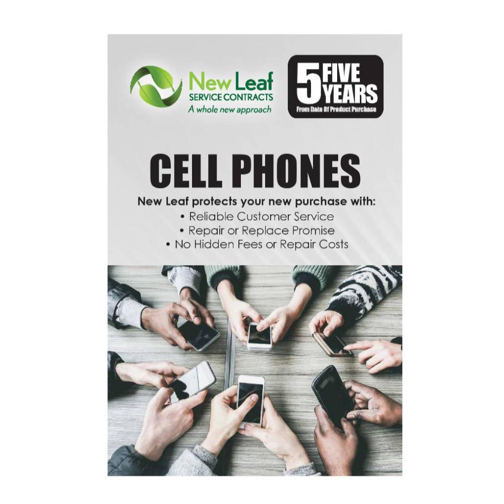 New Leaf 5-Year Cell Phones Service Plan for Products Retailing Under $500