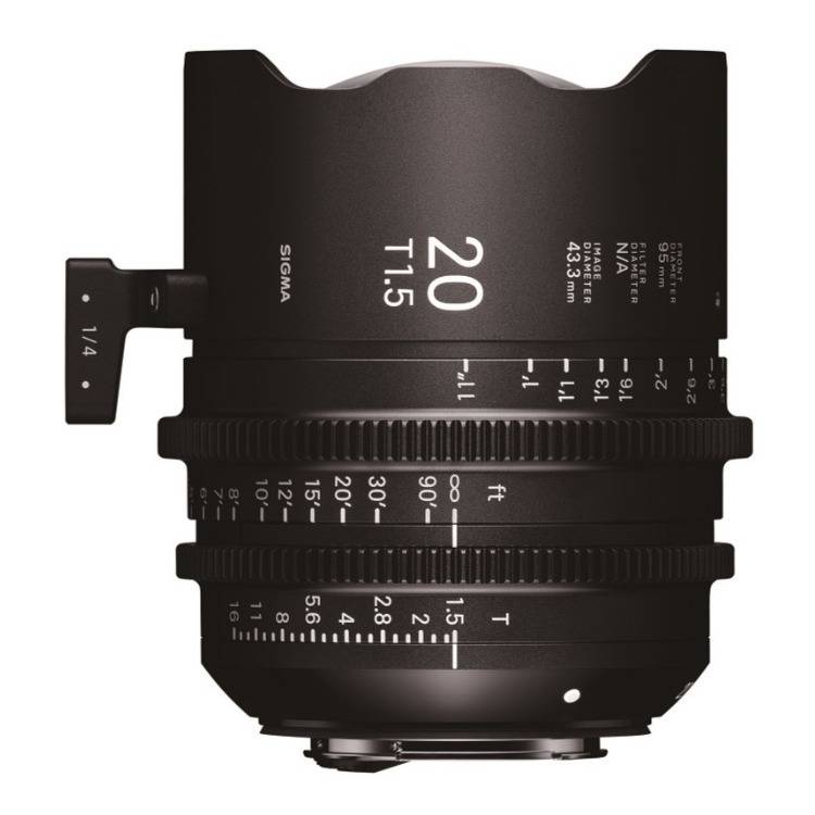 Sigma 20mm T1.5 FF High-Speed Prime Lens for Canon EF Mount