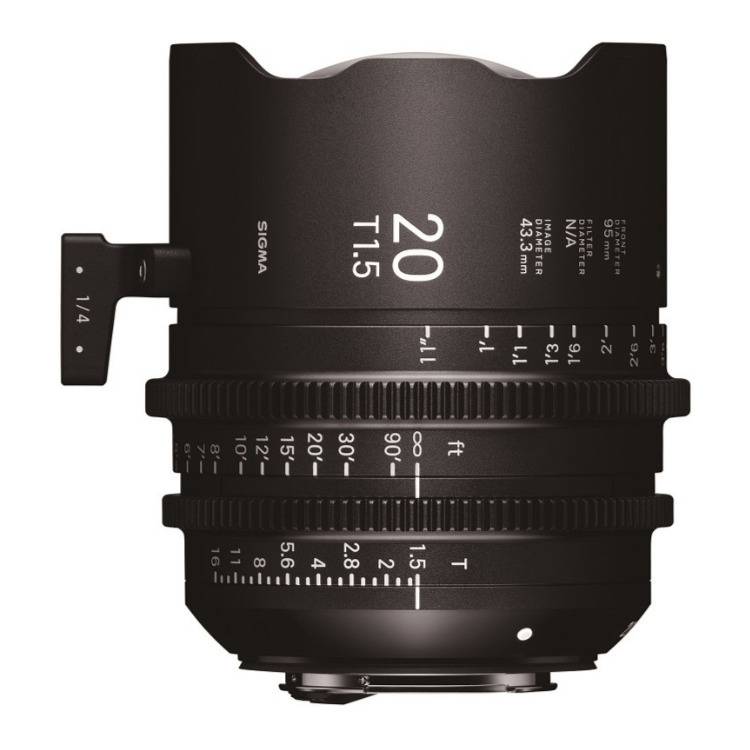 Sigma 20mm T1.5 FF High-Speed Prime Lens for Sony E Mount