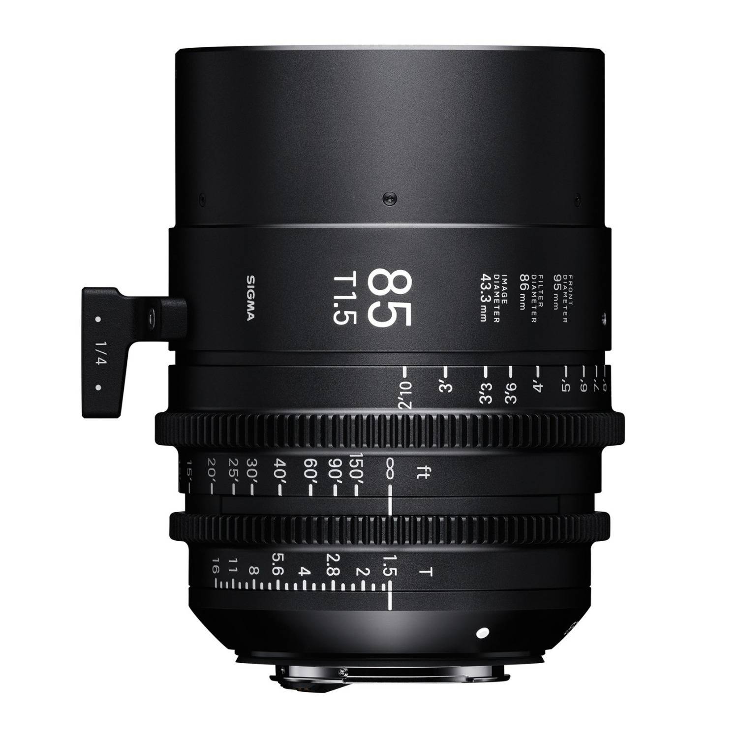Sigma 85mm T1.5 FF High Speed Prime /i Technology-Compatible PL Mount Lens (Meters Markings)