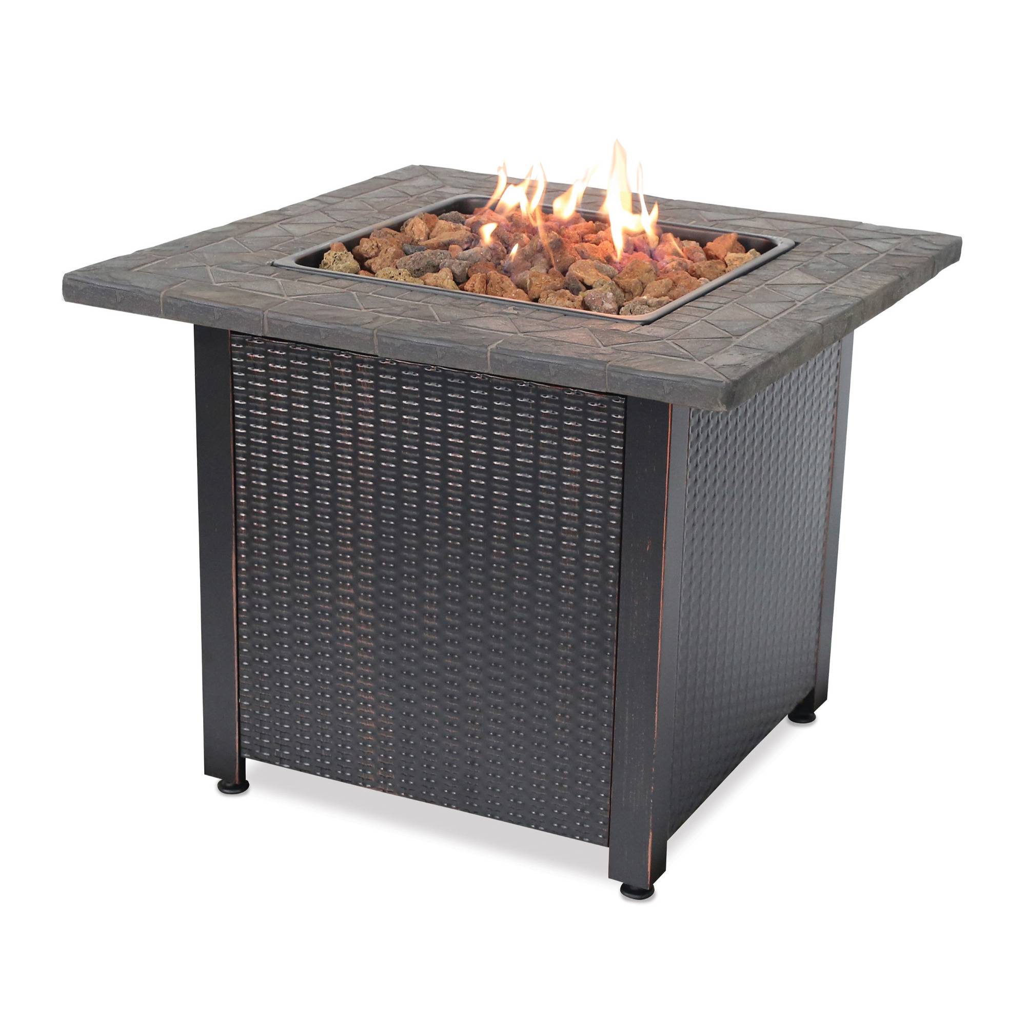 Endless Summer 30,000 BTU Outdoor Fire Pit with Resin Mantel (Uses Propane Gas)