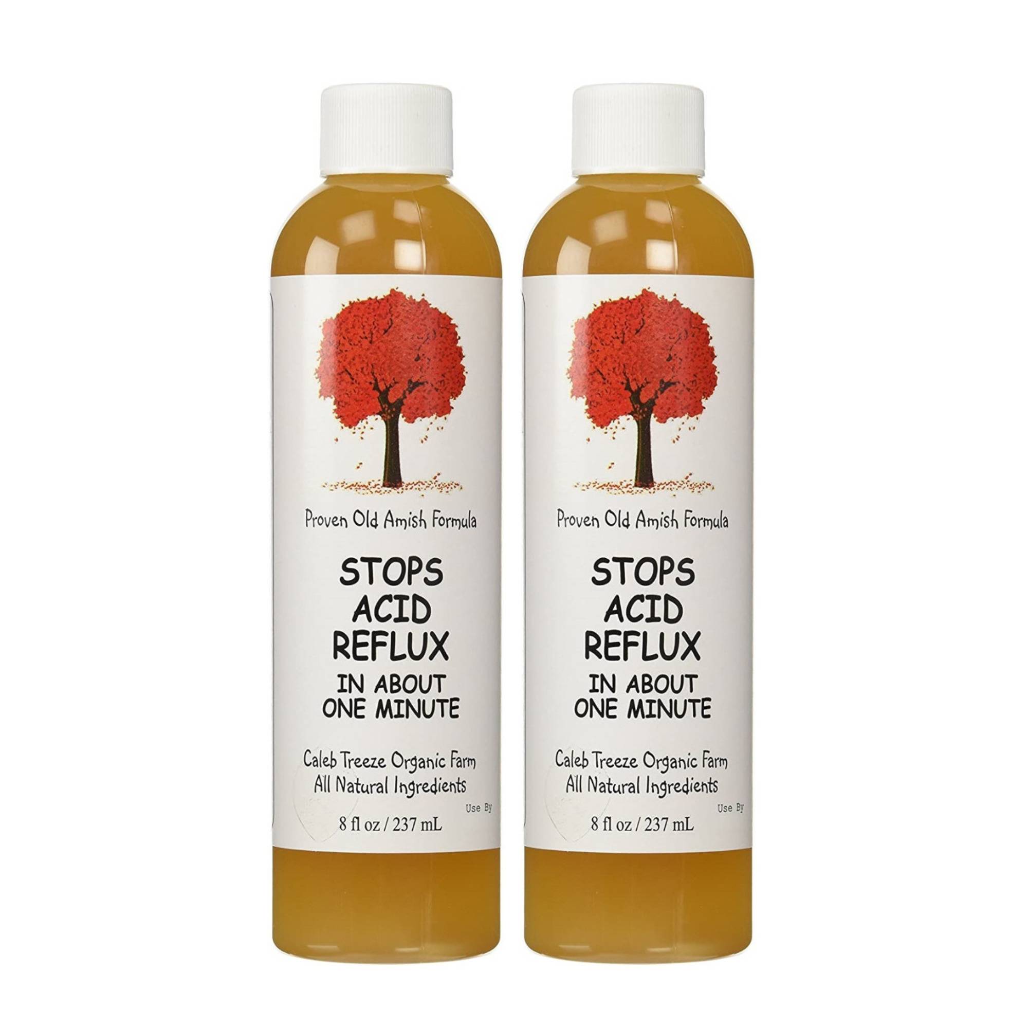 Caleb Treeze Organic Farm Stops Acid Reflux 8oz (2 Pack)