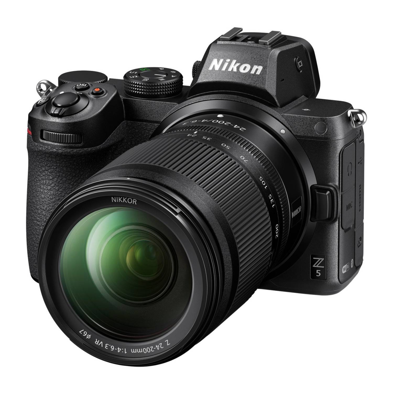 Nikon Z 5 FX-format Mirrorless Camera with NIKKOR Z 24-200mm f/4-6.3 VR Zoom Lens