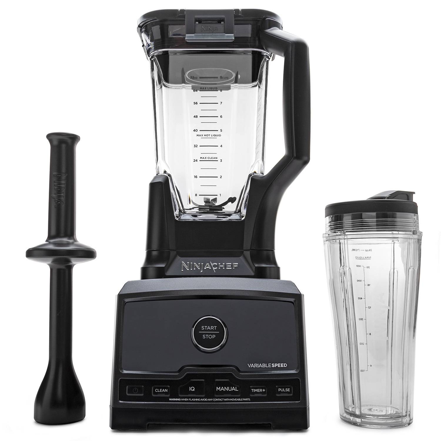 Ninja CT810 Chef High-Speed Home Blender with 72-Ounce Pitcher (Black)