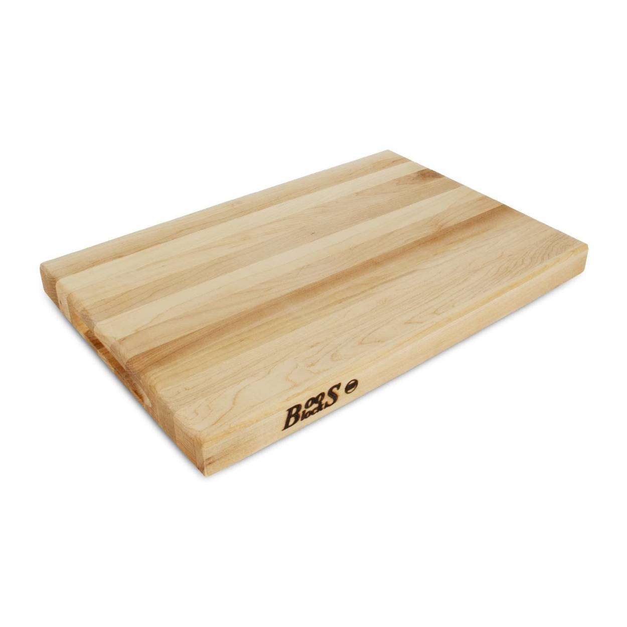 John Boos R01 Maple Wood Edge Grain Reversible Cutting Board (18 x 12 x 1.5 Inches)