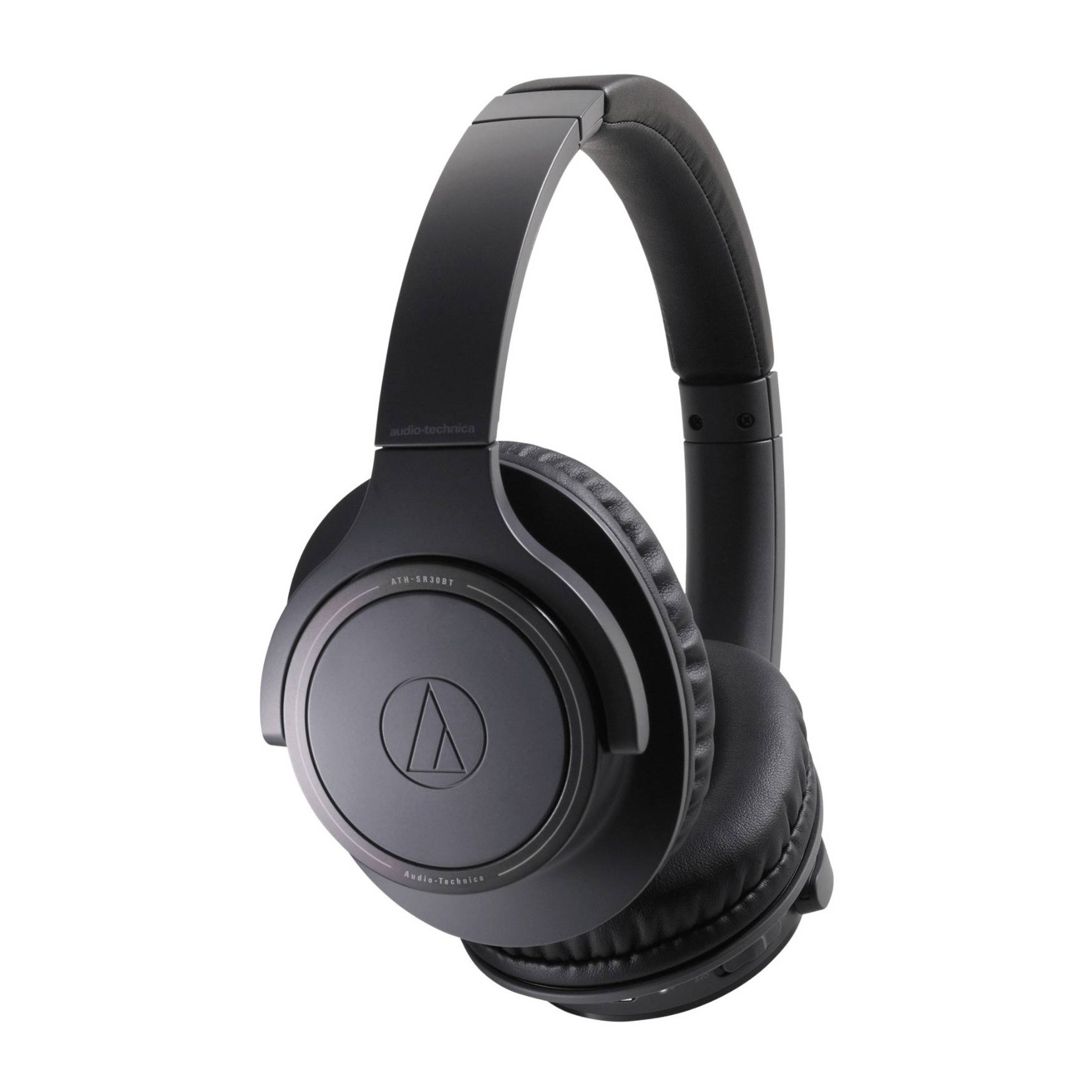 Audio-Technica ATH-SR30BTBK Bluetooth Wireless Over-Ear Headphones (Charcoal Gray)