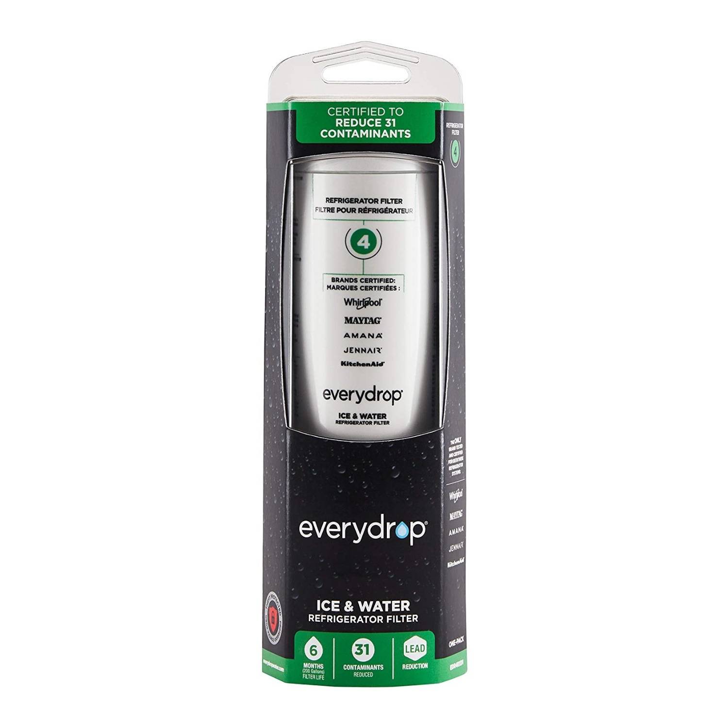 EveryDrop by Whirlpool EDR4RXD1 Refrigerator Water Filter 4
