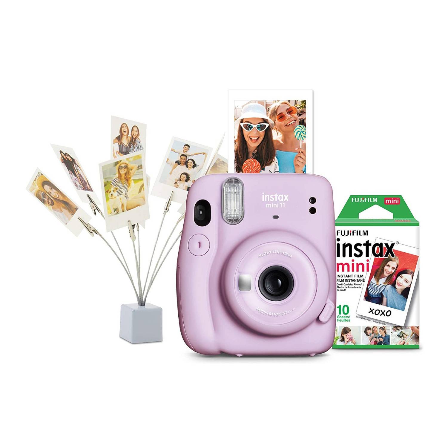 Fujifilm instax Mini 11 Instant Camera Bundle (Lilac Purple)