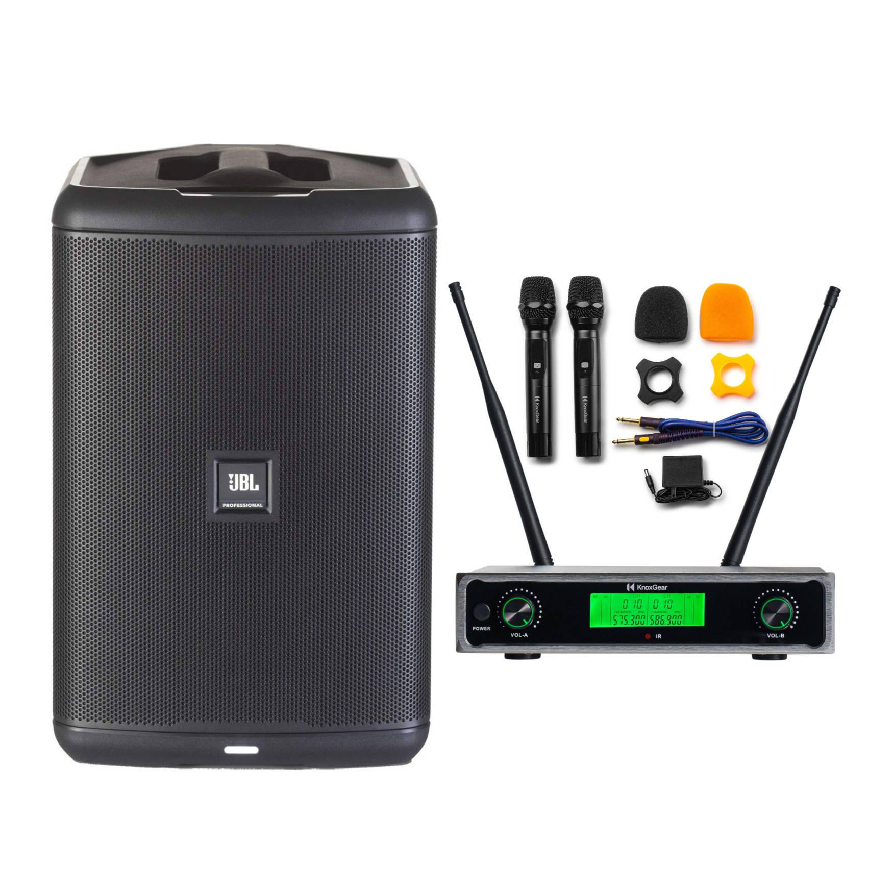 JBL EON ONE Compact All-in-1 Rechargeable Personal PA System with Microphone System Set