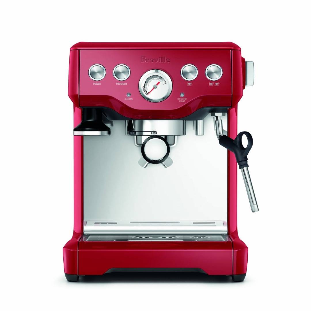 Breville BES840CBXL The Infuser Espresso Machine (Cranberry Red)